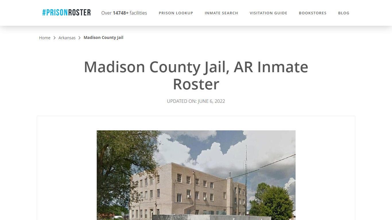 Madison County Jail, AR Inmate Roster - Prisonroster