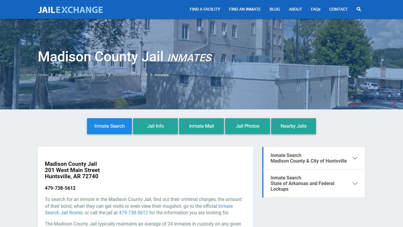 Madison County Inmate Search | Arrests & Mugshots | AR - JAIL EXCHANGE